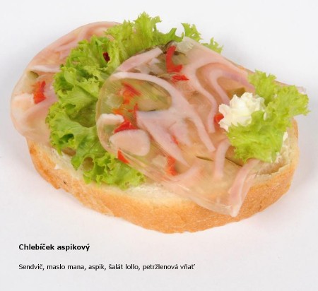 Chlebíček aspikový svetlý 1,40 €